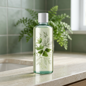 Green Herbal <b>Body</b> Apricot <b>Scrub</b> Exfoliating Skin Care Bath Bottle Custom Private Label - Product Image 1