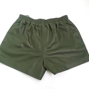Pantalones cortos de cuero genuino de moda 2020, pantalones cortos de piel de oveja auténtica para mujer de talla grande personalizados para mujer - Product Image 3