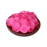 Pétales de rose en soie, pétales artificiels, confettis pour mariage, fête, Saint-Valentin, décoration artistique romantique, confettis de table, rouge, 500g
