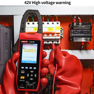 UNI-T UT217A UT217B แคลมป์มิเตอร์ออสซิลโลสโคป AC DC แคลมป์วัดกระแสไฟฟ้ามัลติมิเตอร์แบบดิจิตอล NCV ฟังก์ชั่นบลูทูธ แบนด์วิดท์แบบอะนาล็อก L81 - Product Image 6