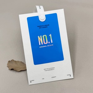 Étiquettes de vêtements et étiquettes de prix en papier gaufré écologiques les plus vendues, personnalisées pour vêtements, chaussures, sacs - <span class=keywords><strong>Vistaprint</strong></span> - Product Image 4