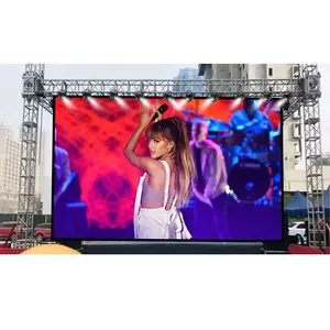 P3.91 layar tampilan iklan Led seluler, untuk latar belakang Video panggung, layar Display Led luar ruangan untuk Penyewaan