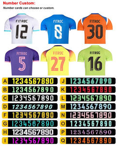 Jersey Sepak Bola Pria 2025-2026 - 100% Poliester Tahan Air & Elastis Lengan Pendek Nama Tim Kustom Grosir Jersey Sepak Bola - Product Image 6