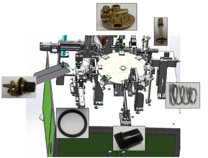 Máquina de apriete para cilindros de extintores con control de torque y configuración por pantalla táctil - Product Image 1