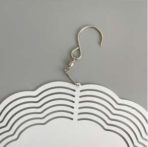 Spinner de Viento Redondo de Aluminio Blanco de Doble Cara de 8 Pulgadas para Decoración de Jardín, Envío desde Almacén en EE. UU. - Product Image 3