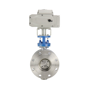 Electric Hard <b>Seal</b> Flange Butterfly Valve D943W-16P Steel Body Electric Drive Water High Temp DN50 DN65 DN80 DN40 - Product Image 2