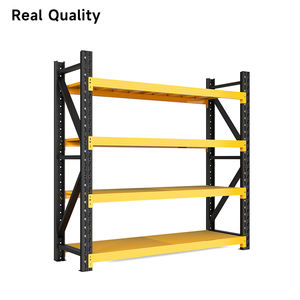 Estanterías de Almacenamiento de Alta Resistencia, Capacidad de Carga de 500 kg/Nivel, Estantes de Acero, Estanterías Industriales Apilables para Almacén, Estanterías Metálicas - Product Image 1