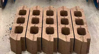 Machine de moulage de briques non automatique à faible consommation d'effort 4-40A pour la production de matériaux de construction avec rapport d'essai fourni