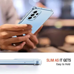 Funda de teléfono transparente de lujo a prueba de golpes para <span class=keywords><strong>Samsung</strong></span> A52 A72 A53 A73 <span class=keywords><strong>A33</strong></span> A14 A24 A34 A54 A32 S22 S23 S24 S25 Ultra Plus 5G contraportada - Product Image 3