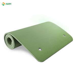 Tapete de Yoga Huayi Negro de TPE, Tapete de Yoga al por Mayor con Orificio para Colgar, Soporte de Pared, Capa Sencilla, Ligero - Product Image 3