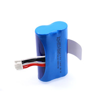 Baterai Lithium Silinder 18650 Kustom 7.4V 2600mAh 2S1P untuk Mesin POS