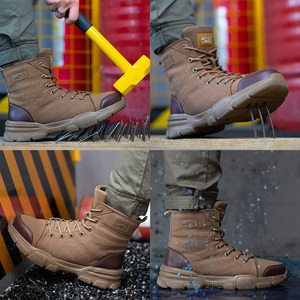 MGN 611 Stivali di Sicurezza Antinfortunistici Traspiranti con Punta in Acciaio per <span class=keywords><strong>Uomo</strong></span>, <span class=keywords><strong>Scarpe</strong></span> da Lavoro Leggere per Edilizia e Industria - Product Image 5