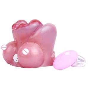 GEEBA - Ejercitador de Pene Vibrador de Silicona Suave, Masturbador Masculino con Vibración, Vagina Realista, Entrenador de Glande, Juguetes Sexuales - Product Image 5