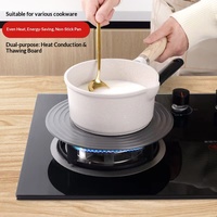 Plaque de Conduction Thermique pour BBQ, Plateau de Décongélation Rapide Conducteur, Diffuseur de Chaleur pour Viande Congelée, Cuisinière à Gaz