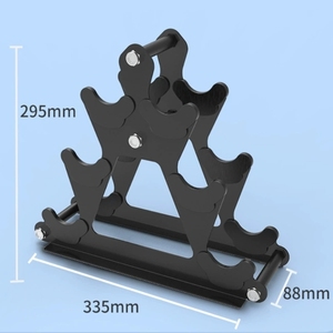 Support d'haltères à domicile à trois couches pour hommes et femmes pour l'entraînement Crossfit - Product Image 1