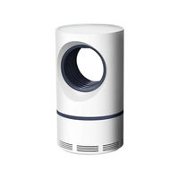 Lampe Anti-Moustique USB pour Intérieur et Extérieur, Tueur de Moustiques LED avec Piège à Mouches, Fonctionnement Silencieux
