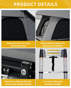 Carpa de Techo Rígido de Apertura Rápida para Viajes Familiares por Carretera y Campamentos - Product Image 4