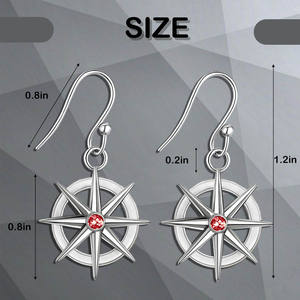 Pendientes Kpop SKZ, Pendientes de Estrella de Ocho Puntas para Fans, Mujeres - Product Image 5