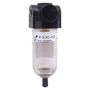 Filtre de retenue des particules d'eau pneumatique F300-02, 14" NPT 20m 150psi - Product Image 1