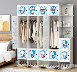 Armoire en plastique moderne et économique pour enfants, meuble de rangement pliable et extensible pour <span class=keywords><strong>bébé</strong></span>, idéal pour l'<span class=keywords><strong>organisation</strong></span> du salon - Product Image 3