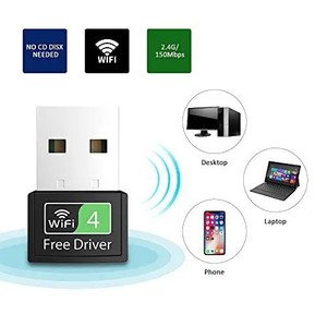 IFA01 อะแดปเตอร์ไวไฟภายนอกแบบ USB ความเร็ว 150Mbps 2.4G ไม่ต้องติดตั้งไดรเวอร์ รองรับมาตรฐาน 802.11n การ์ดเชื่อมต่อเครือข่ายไร้สาย - Product Image 3