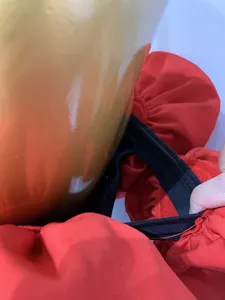 Vestido de Noche Largo y Recto con Hombros Descubiertos y Decoración de Diamantes, Tela de Poliéster/Spandex, para Mujer - Product Image 6