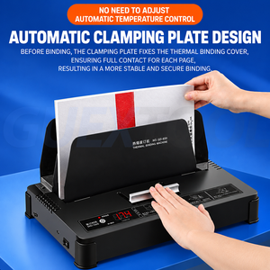 Small Wireless <b>Binding</b> <b>Machine</b> Fully Automatic Glue <b>Binding</b> <b>Machine</b> Hot Melt Bidding Document <b>Binding</b> <b>Machine</b> for Contract - Product Image 2