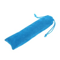 Pochette de rangement longue à cordon, sac en velours doux, sac anti-poussière pour oreiller, sac en velours hollandais, logo disponible