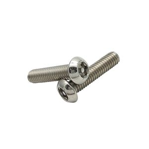 Pernos y Fijaciones de Seguridad de Acero Inoxidable Personalizados, Tornillos de Seguridad de Cabeza Estrella de 6 Lóbulos con <span class=keywords><strong>Perno</strong></span> en el Centro - Product Image 4