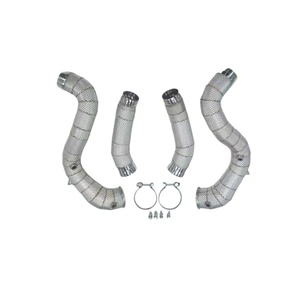 ท่อไอเสียแบบ Heatshield Racing สำหรับ Mercedes-Benz C63 C63S AMG W205 4.0T สแตนเลส 304 หนา 1.5 มม. - Product Image 1