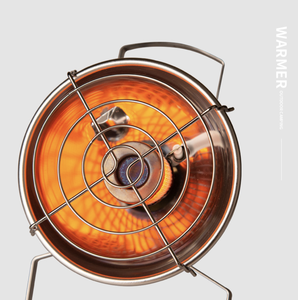 Solo Hoang Dã xách tay gas mini nóng ngoài trời ấm hơn Propane butan Lều nóng cắm trại bếp - Product Image 2