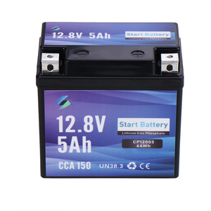 강력한 힘 12v 4ah 오토바이 크랭킹 배터리 리튬 Lifepo4 배터리 12v 5ah 오토바이 배터리 - Product Image 1