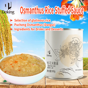 Doking superventas nuevo para té de frutas té de burbujas ingredientes Boba tienda de té bebida 900g Osmanthus arroz vino salsa mermelada - Product Image 2