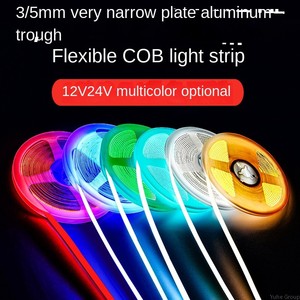 Tira de Luz LED RGB Flexible Ultrafina para Uso Residencial, Material de PC, Bajo Voltaje, IP20, Regulable, 2 Años de Garantía - Product Image 2
