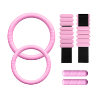Haltères de musculation en silicone pour Yoga Pilates avec logo personnalisé