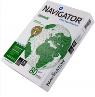 Papel de Copia Multifuncional Blanco Liso para Oficina, 80 g/m², Impresión a Doble Cara, Paquete Completo en Caja