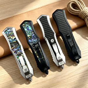 Cuchillo de bolsillo plegable Micro Tech, herramienta multifuncional portátil de alta dureza para defensa personal, hogar y exteriores - Product Image 6