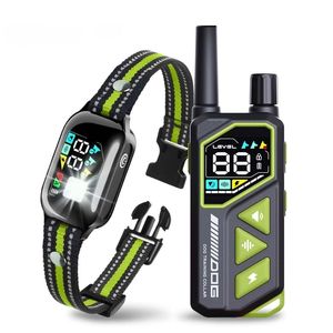 Collier anti-aboiement électronique pour chien, nouveau design, étanche, rechargeable, avec plusieurs modes - Product Image 1