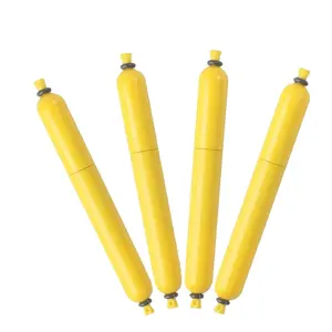 Kawaii — ensemble de papeterie en plastique pour enfants, stylo à fumée jaune, mignon, papeterie