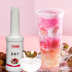 Sirop concentré de jus de litchi en gros pour Bubble Tea et Slush, saveur fruits mélangés, goût sucré, type purée, sirop de fruits - Product Image 4