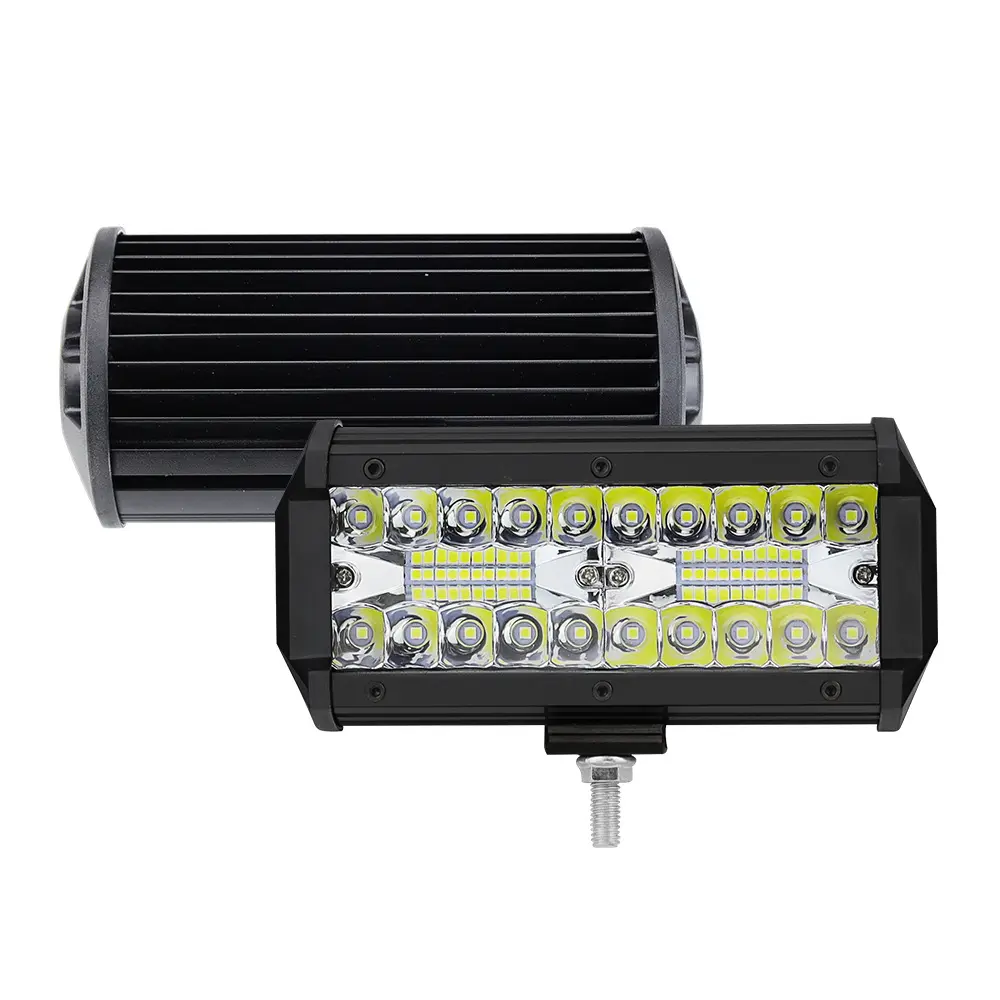 Yosovlamp Auto Led Verlichting Strip Licht 7 Inch 40LED 120W Retrofit Spotlight Led Lichtkoepel