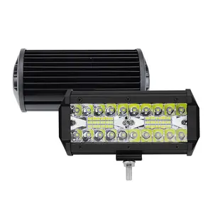 Yosovlamp Kerja LED Mobil Lampu Strip Light 7 Inch 40LED 120W Retrofit Lampu LED Light Dome