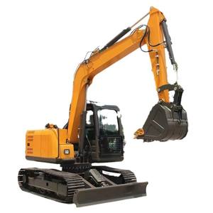 Excavadora de cadenas popular en China, modelo FST65, miniexcavadora usada - Product Image 6