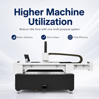 Machine de découpe laser à fibre CNC 2000W pour tôles et tubes, équipement laser pour la fabrication de cadres de portes métalliques