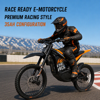 Factory Supply 3000W Off Road Electric Dirt Bike 6061 Aluminum Alloy Frame 150kg Max Load for Outdoor Racing