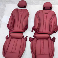 Housses de siège sur mesure en cuir pour 5 places, accessoires automobiles pour X4 E46 E90 E60 F30 F10 E39 F20 G20 E36 E87 G30 E92 X5 E70 E91 F11
