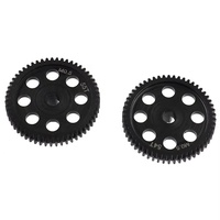 Pièces de rechange pour Buggy RC 2WD 1/16 LOS01016, engrenage droit en acier 0,5M 54T/55T, pas 0,5M, matériau métallique