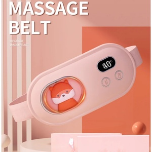 Rechargeable 3 Gears Vibration Heating Menstrual Period Pain Relief Cramp <b>Massager</b> Waist Massage Belt - Product Image 2