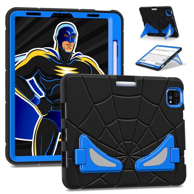 Anti Fall Armor PC Tpu Stand Tablet Case for iPad Air 7 8 9 Gen 4 5 6 10. 9 10.2 9.7 Inch Stand Cover 2022 2020 Pen Cases