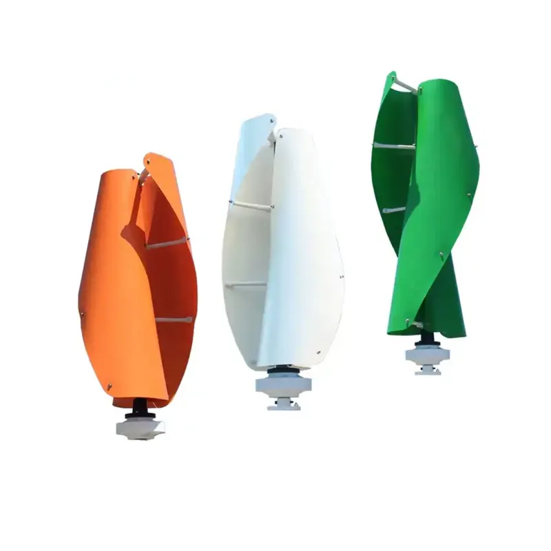 Nouvelle conception turbine à axe vertical 100w générateur domestique 1kw système d'alimentation hybride solaire éolien avec un bon prix